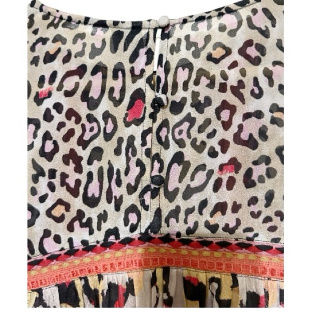 Stylish Multicolor Leopard Print Blouse - image 7